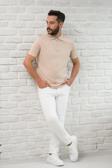 San&Fa Slimfit Fermuar Kapamalı Rayon Kumaş Likralı Polo Yaka T-shirt