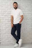 San&Fa Slimfit Fermuar Kapamalı Rayon Kumaş Likralı Polo Yaka T-shirt