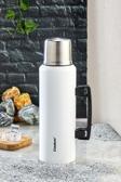 Cooker 1.5 Litre Çift Katlı Çelik Termos-24 Saat Sıcak, 48 Saat Soğuk, Kulplu (Kamp, Piknik, Ofis, Seyahat)