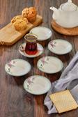 Cooker 6 Adet Desenli Porselen Çay Tabağı