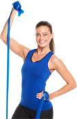Cando Egzersiz Bandı - Exercise Band 1,5 M X 12,5 Cm - Mavi Sert