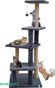 Premium Tırmalama Tahtası Çok Katlı Uzun Boy Büyük Boy Kedi Koltuk Tırmalama Koruyucu