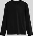 Siyah Standart Fit Basic O Yaka Erkek Sweatshirt - 87997