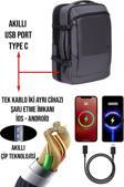 Dada Notebook Sırt Ve Seyahat Çantası 15,6 İnç Usb Aparat 40 Litre Su Geçirmez Kumaş Çanta 012
