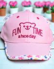 1/3 YAŞ FUN TIME KIZ ÇOCUK KEP (48-50 CM) Pembe