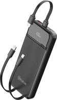 CROCUS OCTOPUS 10.000 MAH 22.5W 3İN1 KABLOLU SİYAH