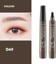 Secret Lift Kaş Maskarası,Kaş Kalemi Microblading Ucu Tırtıklı Likit Kaş Kalemi(Kahve)