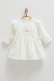 ROSE BABY ELBİSE Ekru