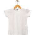 KISA KOL BASIC KIZ TSHIRT Ekru