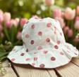 CAP&MORE 3/6 AY KIZ PUANTİYELİ FÖTR ŞAPKA-45CM Gül Kurusu