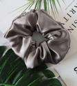 Saten Scrunchie Saç Lastikli Toka
