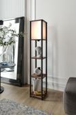 Sakura Raflı Lambader Ceviz, 1. Sınıf MDF ve PVC Başlık