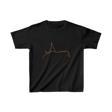 Unisex Çocuk Baskılı T-Shirt - Siyah
