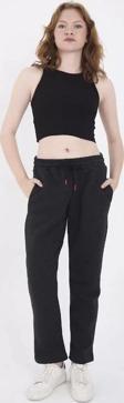 Unisex Üç İplik Basic Eşofman Pantolon - Antrasit