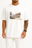 Oversize Verona İtaly Göğüs ve Sırt Tasarımlı Unisex T-Shirt