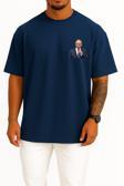 Oversize Vladimir Putin Cep Tasarımlı Unisex T-Shirt