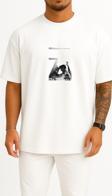 Oversize The Leftlovers Hbo Still Here Göğüs Tasarımlı Unisex T-Shirt