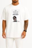 Oversize Kurtlar Vadisi Pala Göğüs Tasarımlı Unisex T-Shirt