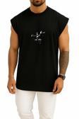 Oversize Squat Halter Bad Girl Göğüs Tasarımlı Atlet