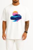 Oversize E46 M3 Göğüs Tasarımlı Unisex T-Shirt