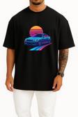 Oversize E46 M3 Göğüs Tasarımlı Unisex T-Shirt