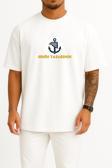 Oversize Kişiye Özel - Kendin Tasarla Göğüs Tasarımlı Unisex T-Shirt