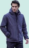 Softshell Erkek Mont Su Geçirmez Kapüşonlu Outdoor 350 Flam2 Fiyort Rüzgar Günlük