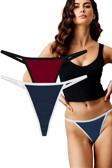 YohannesClub, Kadın, Thong String, 2'li, Bordo, Lacivert