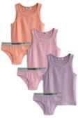 Yohannes Club, Kız Çocuk, Pamuklu Slip&Atlet, Alt-Üst,  3 Çift Takım, 