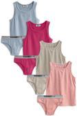 Yohannes Club, Kız Çocuk, Pamuklu Slip&Atlet, Alt-Üst,  4 Çift Takım, 