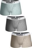 Yohannes Club, Erkek Çocuk, Pamuklu Boxer, 3'lü Paket, 