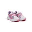 Kız Çocuk Beyaz Pembe Cırtlı Bağcıklı Sneaker Günlük Rahat Spor Ayakkabı