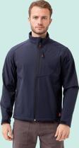 Erkek Kışlık Su Geçirmez Softshell Mont Salina İtici Rüzgar Outdoor