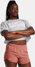 Under Armour Kadın Ua Heavyweight Scrıpted Wm Crop Kısa Kollu 1383050-011
