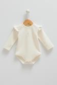MY BABY ÇITÇITLI İKİLİ BODY Ekru