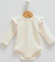 MY BABY ÇITÇITLI İKİLİ BODY Ekru