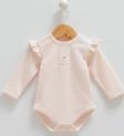 MY BABY ÇITÇITLI İKİLİ BODY Pembe