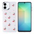Samsung Galaxy A06 Uyumlu Kamera Korumalı Kiraz-Fiyonk Figürlü Silikon Kapak