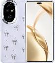 Honor 200 Pro Uyumlu Kamera Korumalı Kiraz-Fiyonk Figürlü Silikon Kapak