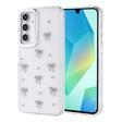 Samsung Galaxy A16 Uyumlu Kamera Korumalı Kiraz-Fiyonk Figürlü Silikon Kapak