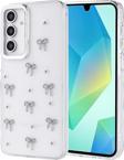 Samsung Galaxy A16 Uyumlu Kamera Korumalı Kiraz-Fiyonk Figürlü Silikon Kapak
