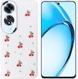 Oppo A60 Uyumlu Kamera Korumalı Kiraz-Fiyonk Figürlü Silikon Kapak