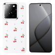 İnfinix Hot 40 Uyumlu Kamera Korumalı Kiraz-Fiyonk Figürlü Silikon Kapak
