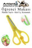 Öğrenci Makası Plastik Yaylı ve Küt Uç Korumalı 1 Adet Okul Makası Çocuk Makası Çocuklar İçin Güvenli Okul Öncesi Anasınıfı Etkinlik