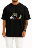 Oversize Free Palestine - Özgür Filistin Göğüs Tasarımlı Unisex T-Shirt