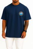 Oversize Tcg Derya - A1590 Cep ve Sırt Tasarımlı Unisex T-Shirt