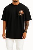 Oversize Potato Super Mario Cep Tasarımlı Unisex T-Shirt