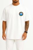 Oversize Tcg Derya - A1590 Cep ve Sırt Tasarımlı Unisex T-Shirt