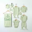 ORGANİK BASIC ONLU SET Yeşil