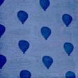 LOVEMAXX 80X90 BALON DESENLİ ÇİFT TARAFLI BATTANİYE LACİVERT